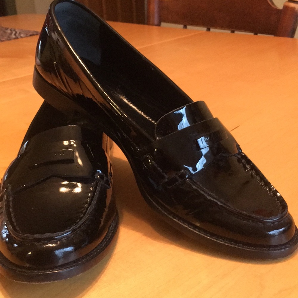 Burberry Patent Leather Loafers
